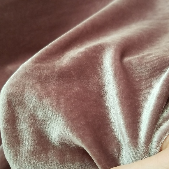 GNW Velvet Tank Top Velour Mock Turtle Neck - Picture 5 of 6